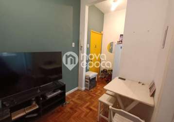 Kitnet / stúdio à venda na rua principado de mônaco, botafogo, rio de janeiro, 21 m2 por r$ 320.000