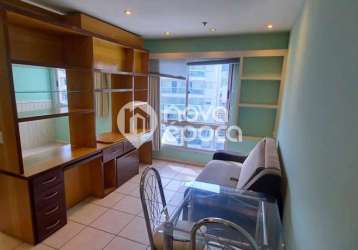 Flat com 1 quarto à venda na rua são manuel, botafogo, rio de janeiro, 35 m2 por r$ 750.000