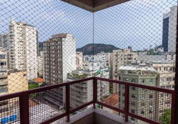 Apartamento com 3 quartos à venda na rua clarice índio do brasil, botafogo, rio de janeiro, 100 m2 por r$ 1.400.000