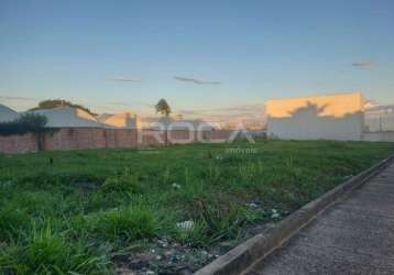 Terreno à venda no bairro jardim bandeirantes, são carlos - oportunidade única!