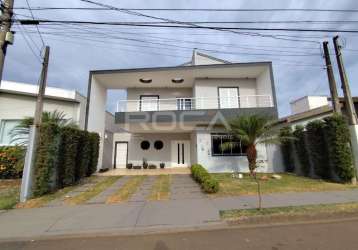 Casa de luxo em condomínio com piscina e campo de futebol no eldorado, são carlos