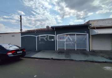 Linda casa à venda e locação na vila jacobucci, são carlos - 3 dormitórios, suíte e garagem