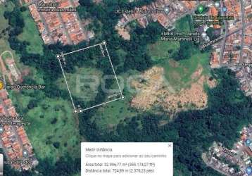 Chácara / sítio à venda no jardim martinelli, são carlos , 32251 m2 por r$ 146.000