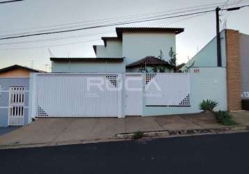 Casa à venda e locação no parque dos timburis, são carlos - 3 dormitórios e 2 vagas cobertas