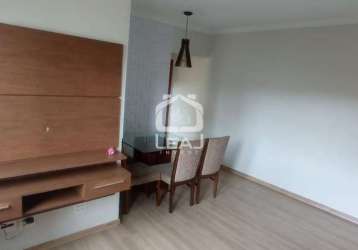 Oportunidade! apartamento semi mobiliado à venda em embu das artes, 54m², 2 dormitórios, 1 vaga de