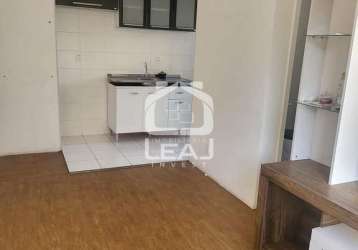 Apartamento para venda e locação no morumbi, 50m², 2 dorms, r$ 230.000,00 (venda), r$ 2.518,00 (pac