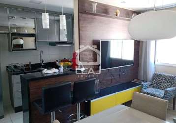 Apartamento com 2 dormitórios à venda, 50 m² por r$ 250.000,00 - jardim helga - são paulo/sp - cond