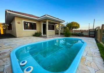 Casa terreno grande com piscina em capão da canoa