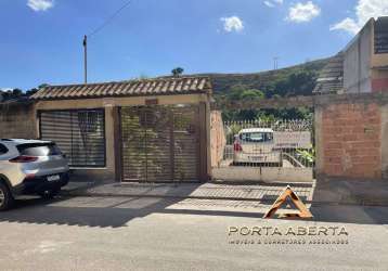 Casa 2 quartos em lote de 351 m2 - pomar - cel fabriciano - cod 704