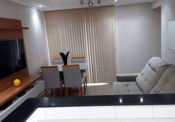 Apartamento à venda, 65 m² por r$ 351.000,00 - vila palmares - santo andré/sp