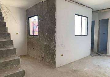 Cobertura com 2 dormitórios à venda, 113 m² por r$ 350.000,00 - utinga - santo andré/sp