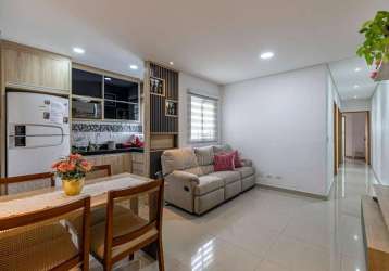 Cobertura com 3 dormitórios à venda, 64+64m², 2 vagas por r$ 630.000 - utinga - santo andré/sp