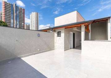 Cobertura com 2 dormitórios à venda, 100 m² por r$ 590.000,00 - campestre - santo andré/sp