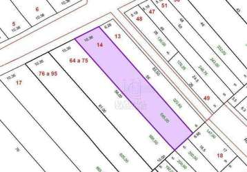 Terreno à venda, 550 m² por r$ 1.000.000,00 - vila príncipe de gales - santo andré/sp