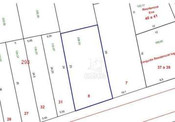 Terreno à venda, 258 m² por r$ 599.000,00 - jardim das maravilhas - santo andré/sp