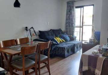 Apartamento com 2 dormitórios, 53 m² - venda por r$ 400.000,00 ou aluguel por r$ 2.650,00/mês - vila curuçá - santo andré/sp