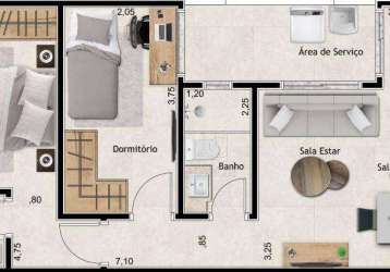 Apartamento com 2 dormitórios à venda, 50 m² por r$ 500.000,00 - centro - santo andré/sp