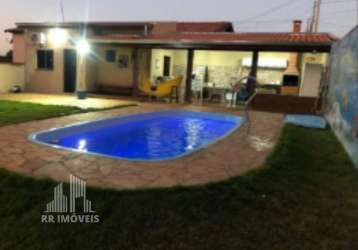 Rr0116 chácara 400m² - jardim santa rosa - oportunidade - 1 suíte 6 vagas - nova odessa, sp - ótima localização