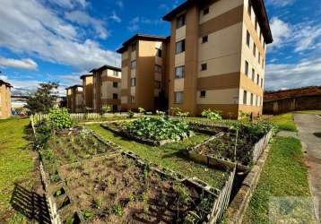 Apartamento para venda em são josé dos pinhais, santo antônio, 2 dormitórios, 1 banheiro, 1 vaga