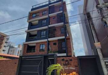 Apartamento com 1 dormitório para alugar, 30 m² por r$ 2.800,00/mês - intermares - cabedelo/pb