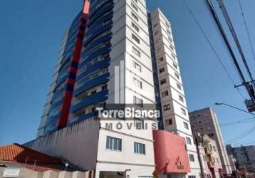 Apartamento com 3 dormitórios à venda, 129 m² por r$ 640.000,00 - centro - ponta grossa/pr