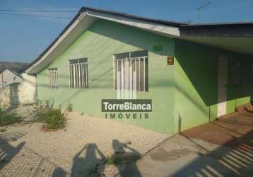 Terreno de esquina com 2 casas por r$ 250.000,00 - neves - ponta grossa/pr