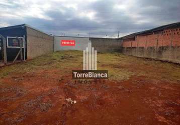 Terreno à venda, 420 m² por r$ 250.000,00 - cará-cará - ponta grossa/pr