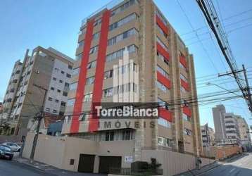 Apartamento semimobiliado para locação ou venda, centro, ponta grossa, pr