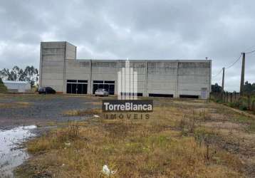 Barracão para alugar, 740 m² por r$ 20.590,00/mês - chapada - ponta grossa/pr