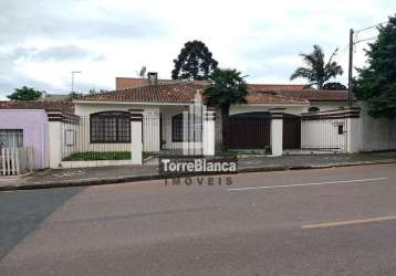 Casa com 3 dormitórios para alugar, 250 m² por r$ 3.500,00/mês - orfãs - ponta grossa/pr