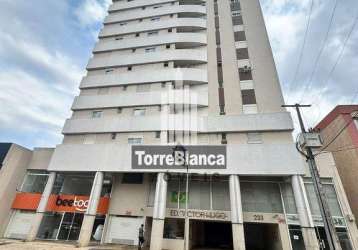 Apartamento com 3 quartos, semimobiliado, 170 m² no ed. victor hugo, centro- ponta grossa-pr