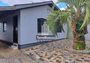 Casa com 2 dormitórios à locação e venda, 105 m² - contorno - ponta grossa/pr