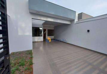 Casa com 3 quartos à venda, 94 m² por r$ 385.000 - parque avenida - maringá/pr