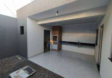 Casa com 3 dormitórios à venda, 109 m² por r$ 445.000,00 - jardim paris vi - maringá/pr