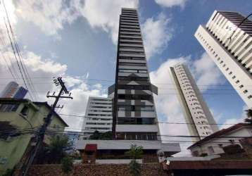 Cobertura duplex de 517m² à venda, com 4 suítes, localizada no rosarinho, recife - pernambuco.