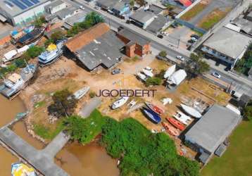 Barracão / galpão / depósito à venda na rua josé francisco laurindo, 1175, são domingos, navegantes por r$ 9.850.000