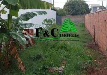 Terreno para venda em sumaré, residencial parque pavan