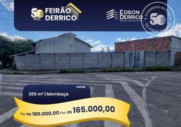 Terreno à venda, 264 m² por r$ 180.000,00 - mombaça - pindamonhangaba/sp