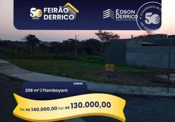 Terreno à venda, 207 m² por r$ 140.000,00 - loteamento residencial e comercial flamboyant - pindamonhangaba/sp