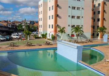 Apartamento 3/4 no cond. vida bela 2, itinga, lauro de freitas - bahia