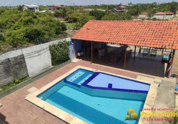 Casa com 5 quartos à venda na bairro tabatinga, 7830, tabatinga, conde, 1590 m2 por r$ 1.200.000