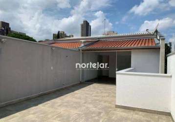 Cobertura a venda 120m² 2 dormitorio 2 vaga no campestre santo andré