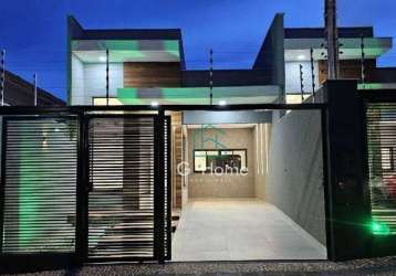 Casa com 3 dormitórios à venda, 130 m² por r$ 695.000 - parque residencial joão piza - londrina/pr