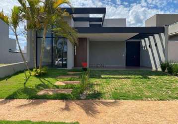 Casa alto padrão com 160m², com 3 quartos 1 suíte no condomínio vivendas da mata - aroeira, em ribeirão preto i imobiliária brioni imóveis.