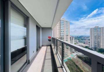 Apartamento alto padrão com 57m², 1 quarto para locação no edifício le monde em ribeirão preto/sp i imobiliária brioni imóveis