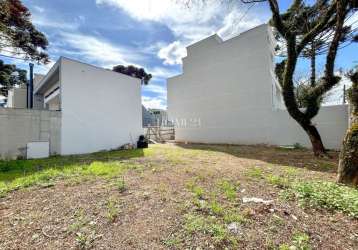 Terreno em condomínio fechado à venda na rua mário gomes cézar, 900, pinheirinho, curitiba por r$ 589.000