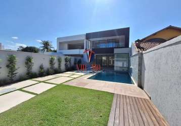 Casa alto padrão para venda em rio de janeiro, barra da tijuca, 4 dormitórios, 4 suítes, 7 banheiros, 4 vagas