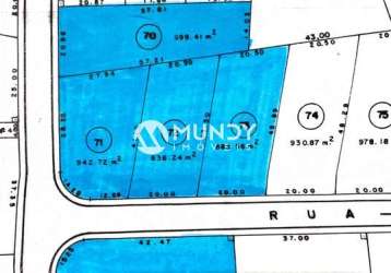 Terreno à venda na rua willy kersten, 35, joão paulo, florianópolis por r$ 2.100.000