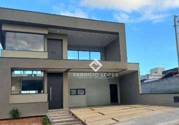 Magnifica casa térrea com 3 dormitórios à venda, 177 m² - condomínio santa mônica - caçapava/sp