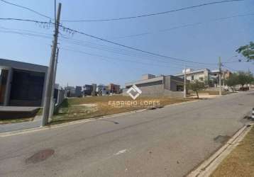 Lindo terreno à venda, 250 m² - condomínio residencial fogaça - jacareí/sp